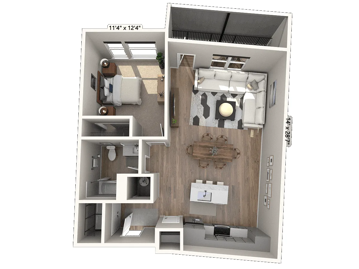 Floor plan A19