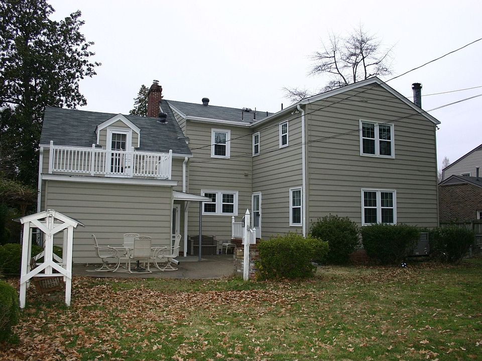 Rear of home