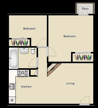 Floor plan Pine Bluff