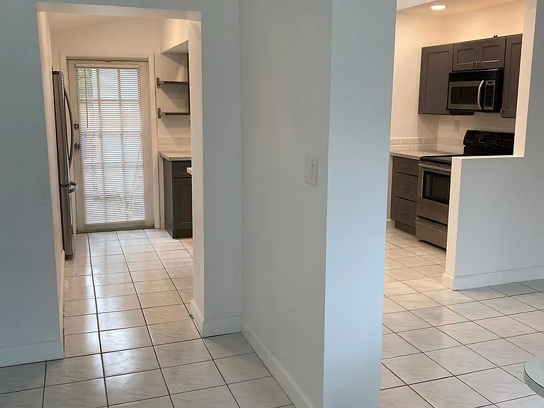 Backyard access off kitchen