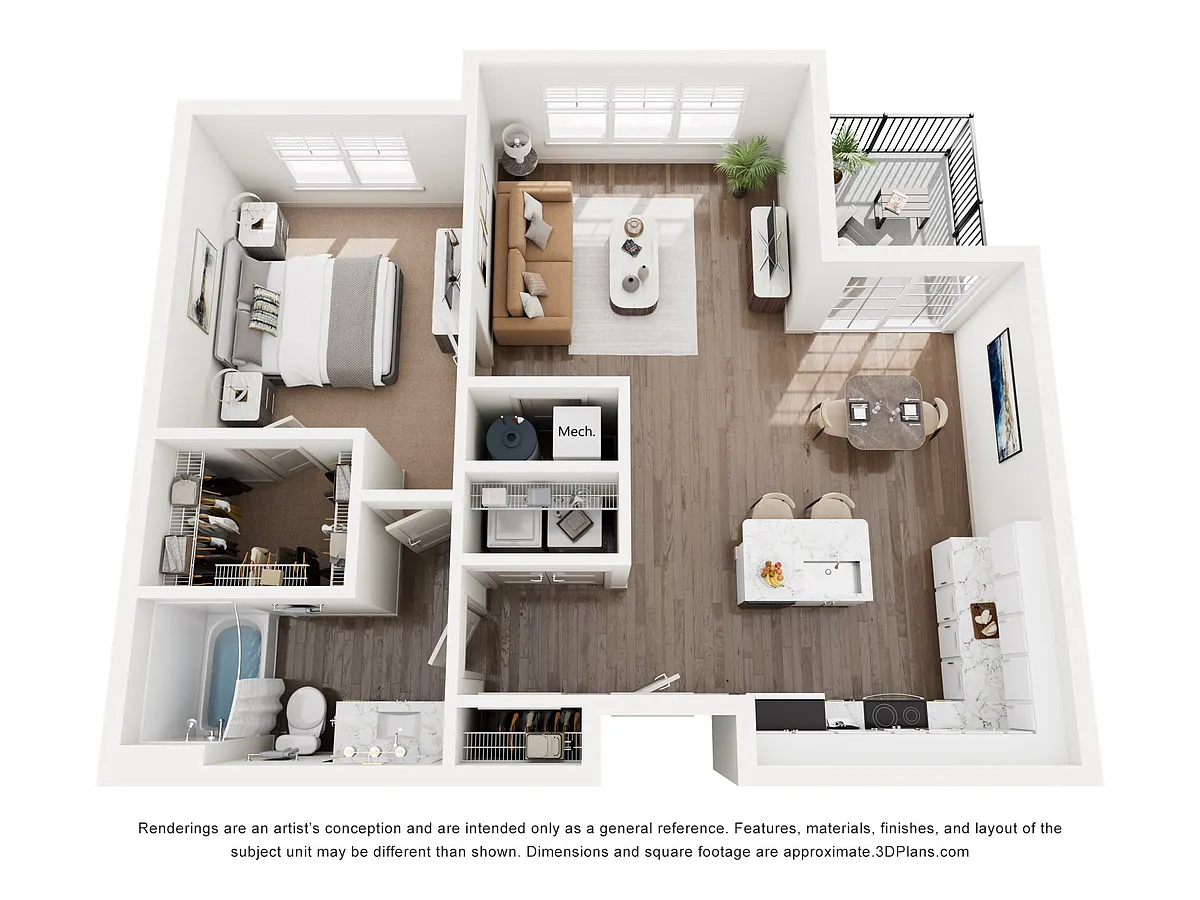 Floor plan The Avery