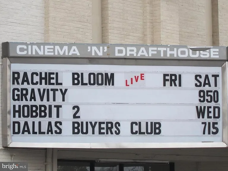 short walk to Arlington Drafthouse