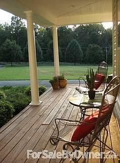 Expansive view from the front porch