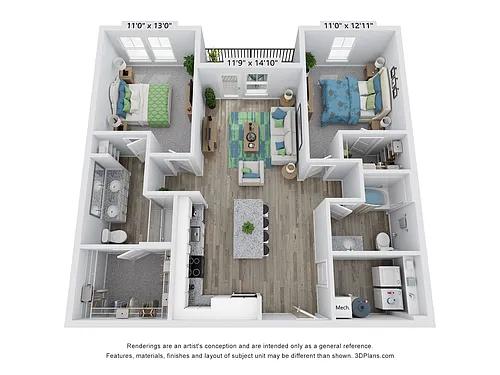 Floor plan B1