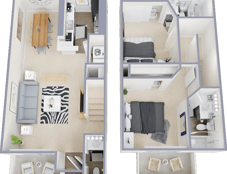 Plan C Floorplan Diagram