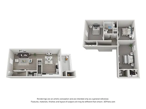 Floor plan Three Bedroom