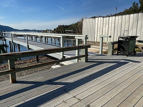 Lakeside deck