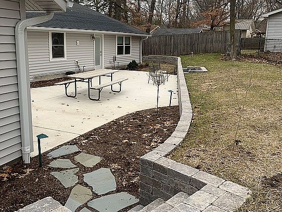 New patio off Master