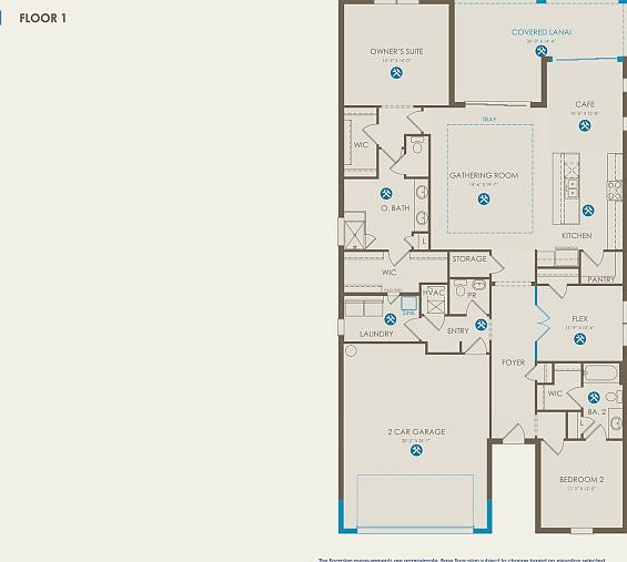 Prestige Floor Plan, Quick Move-in Home, Floor 1