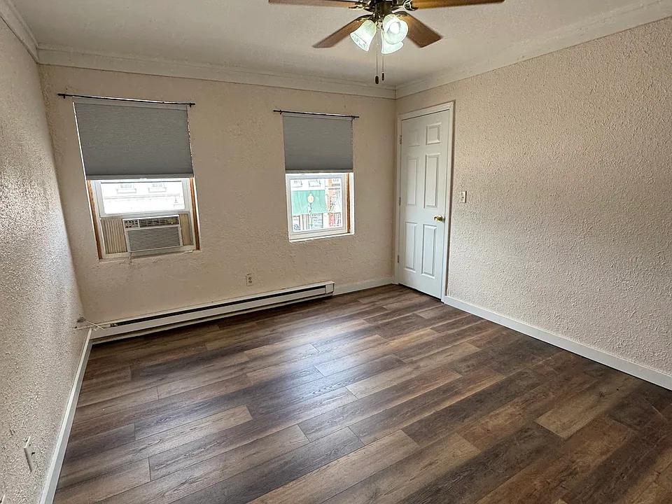 Bedroom looking north (large closet in right corner)