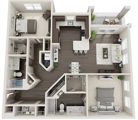 Floor plan B2