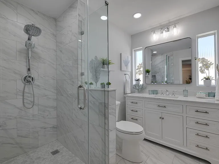 Recently updated master bath.