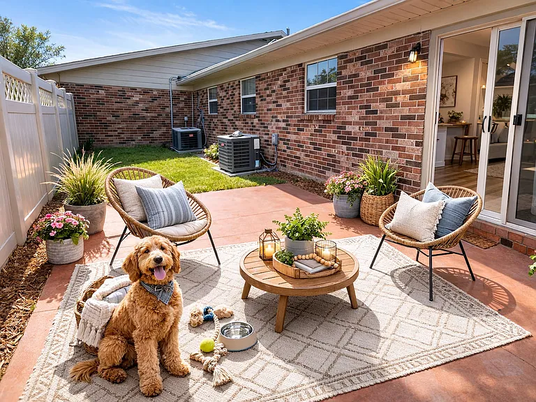 Private Yard and Patio
