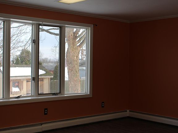 bay window in living room