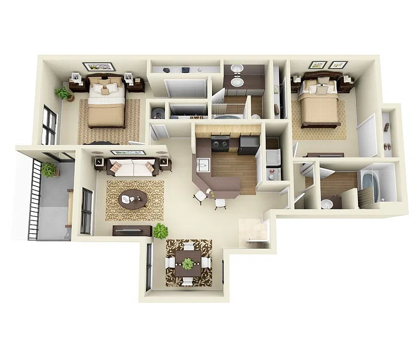 Floor plan B3
