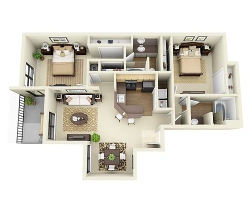 Floor plan B3