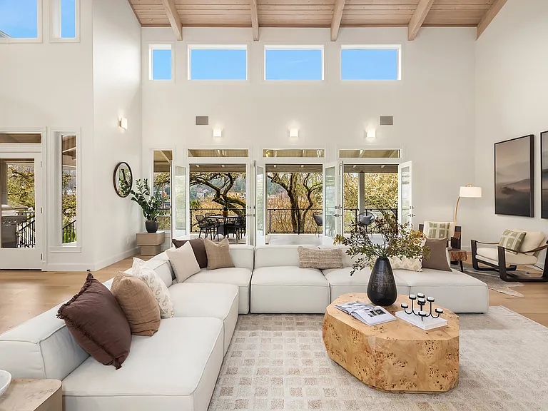 Open the living room to the 62' veranda