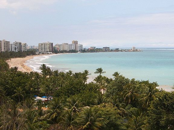 Isla Verde Beach across from Los Pinos