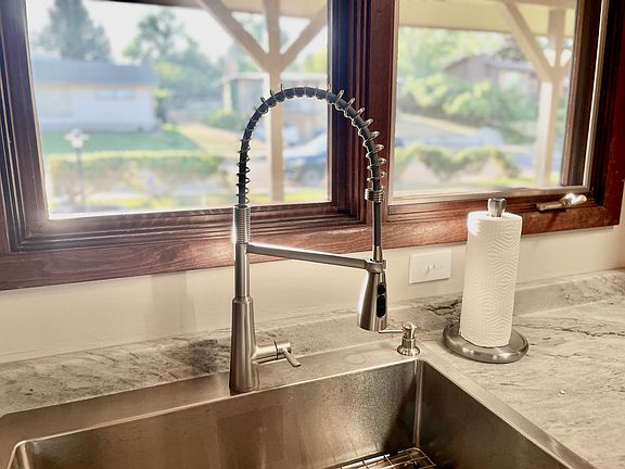 New fixtures, countertops and appliances.