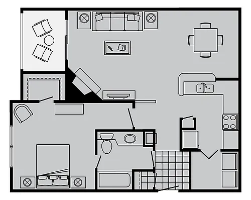 Floor plan B