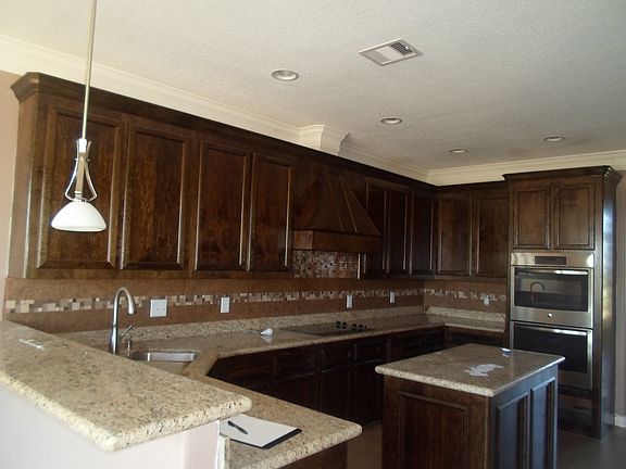 Custom cabinets, granite