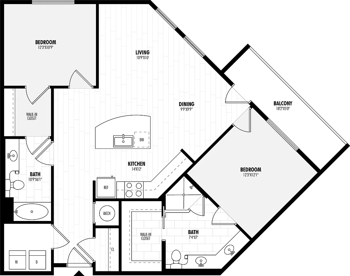 Floor plan B1
