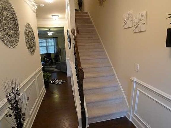 Well appointed entry with wainscoting