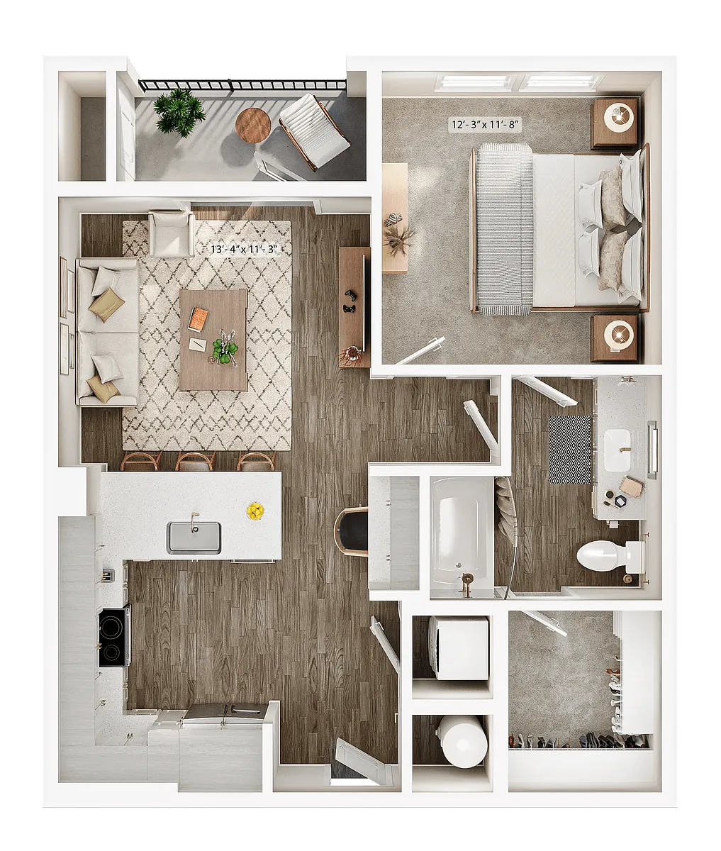 Floor plan A01