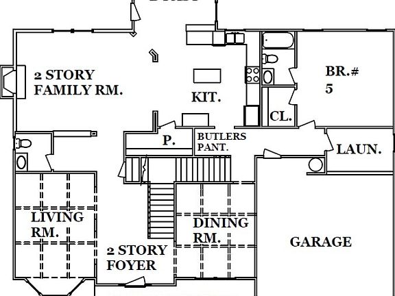 Main Level Floorplan