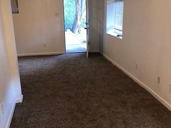 photo looking from dining area to the front door.