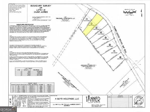 0 Mark Wood Rd Lot 2, Dexter, GA 31019