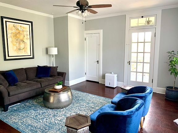 Big bedroom with closet converted to living area