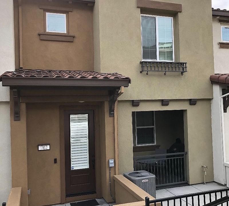 Townhouse front entrance