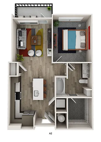 Floor plan A2