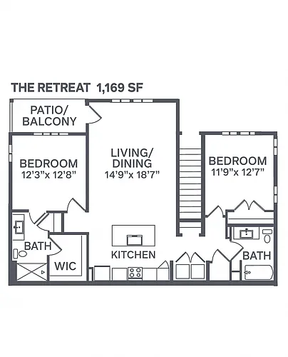 Floor plan The Retreat