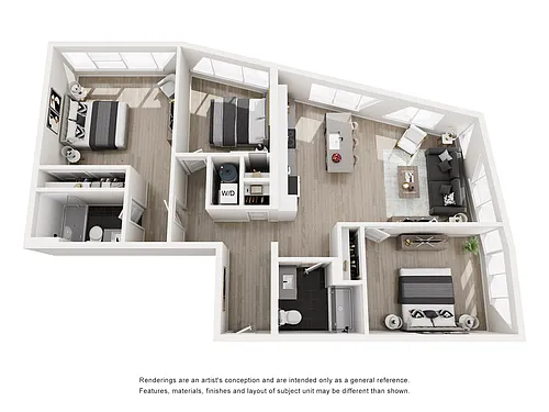 Floor plan Castle 1C