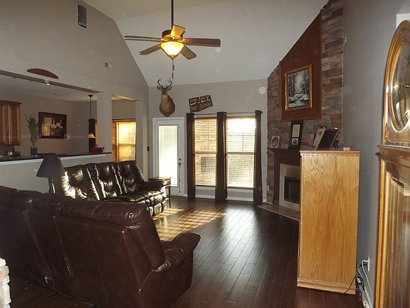 living room from front door