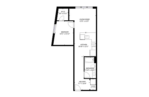 Floor plan 213 - 513