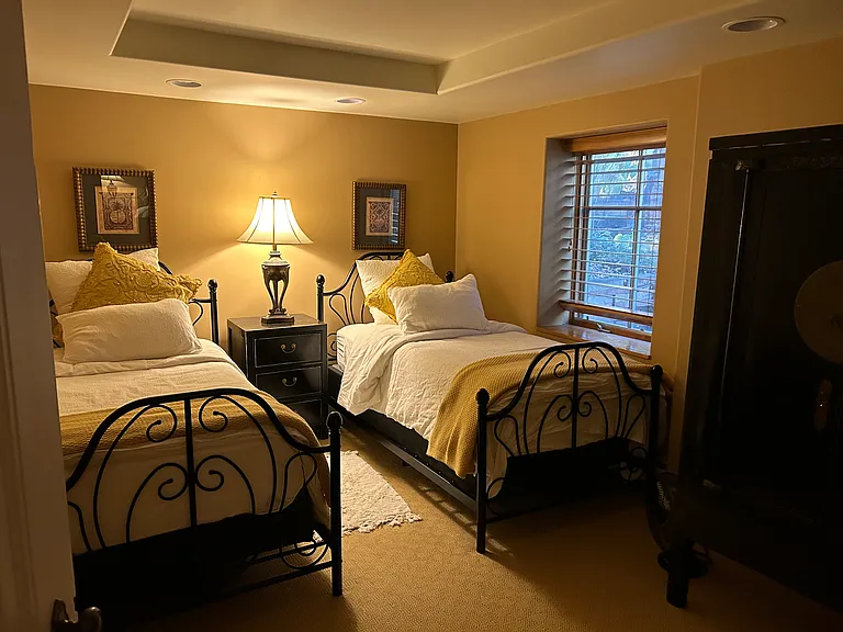 Twin bedroom.