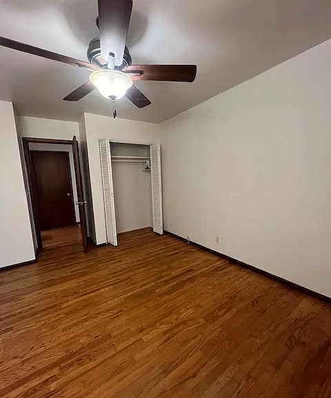 master bedroom and closet