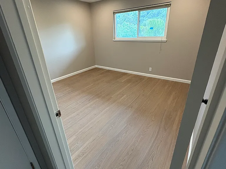Bedroom w/ new recessed can lights