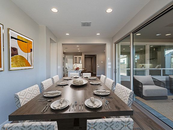 Nice Virtually Staged Dining