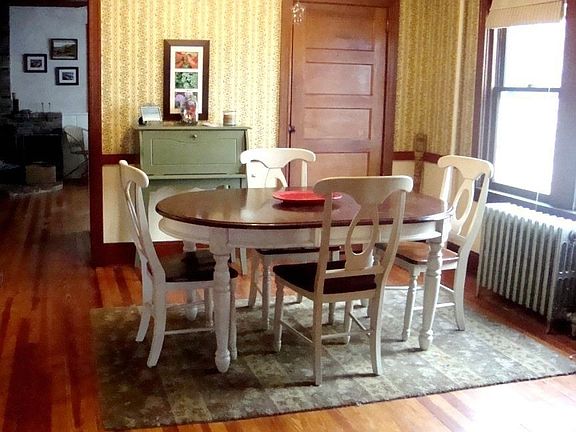 Dining Room with Gleaming Hardwoods