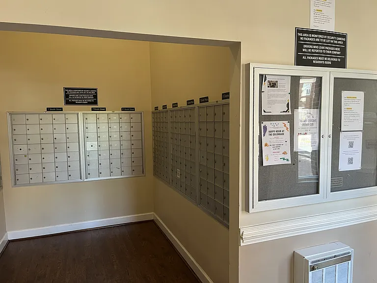 Mail room.