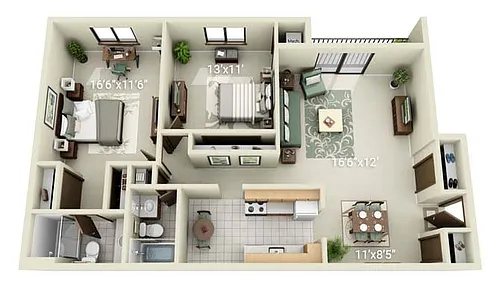 Floor plan B1
