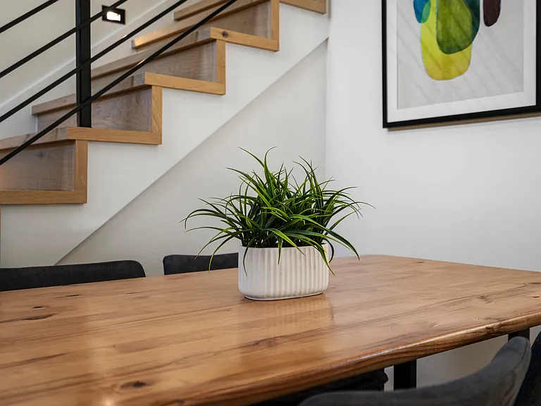Dining table.