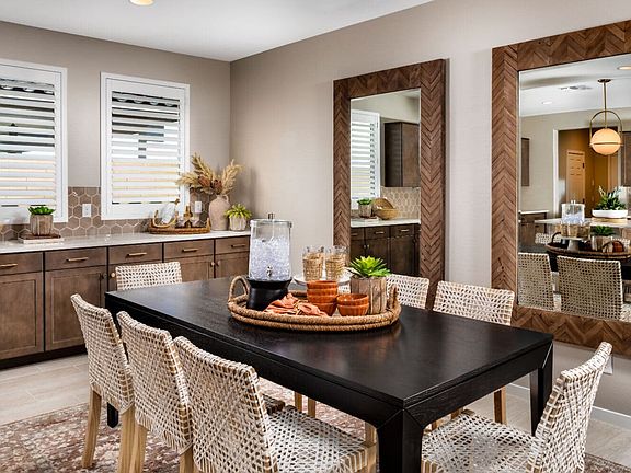 Dining Room of Azure Model Home in Avondale
