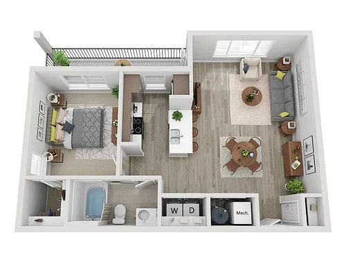 Floor plan A1C