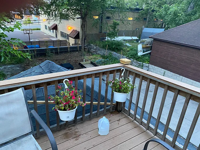 Second floor deck.