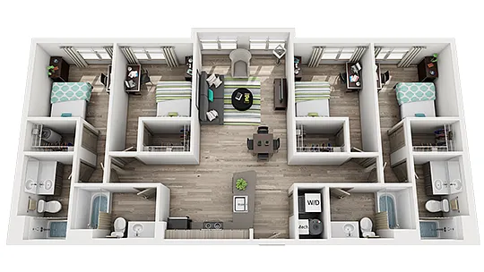 Floor plan D1